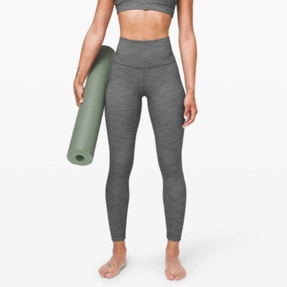 Lululemon Align Pant II 25" Mini Heathered Herringbone Size 2